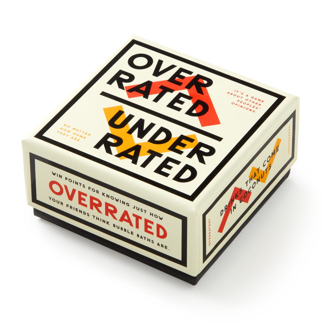 Overrated / Underrated Social Game - Brass Monkey - 9780735381209