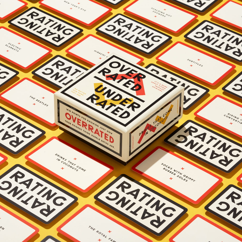 Overrated / Underrated Social Game - Brass Monkey - 9780735381209