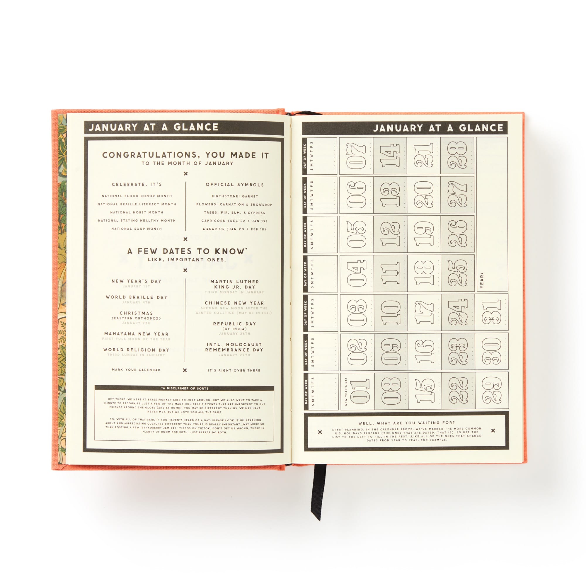 Part-Time Adult Undated Daily Planner | Galison