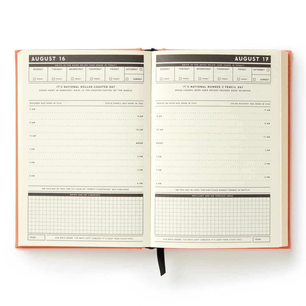 Part-Time Adult Undated Daily Planner - Brass Monkey - 9780735381100