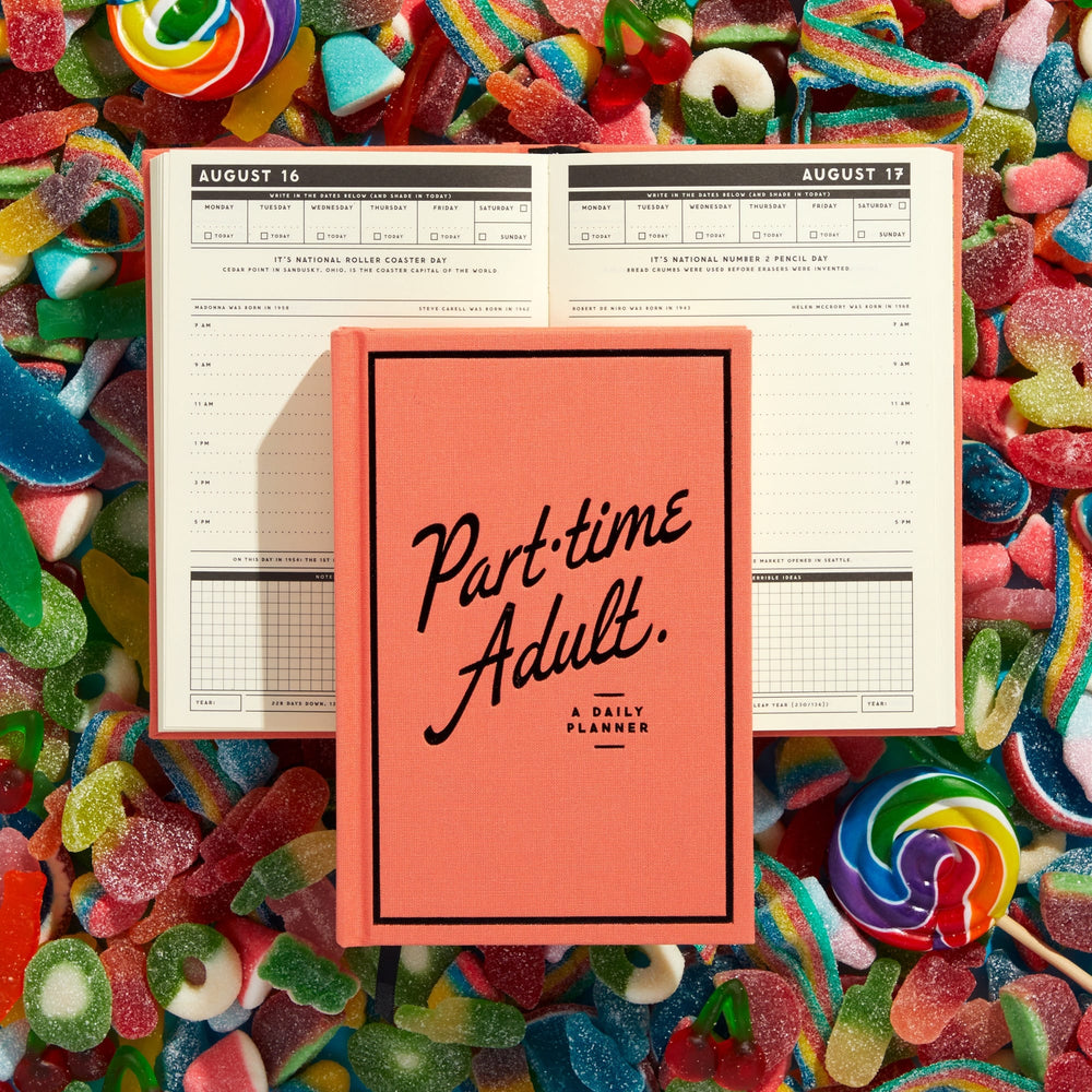 Part-Time Adult Undated Daily Planner - Brass Monkey - 9780735381100