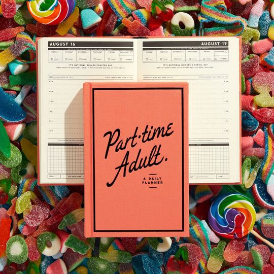 Part-Time Adult Undated Daily Planner - Brass Monkey - 9780735381100