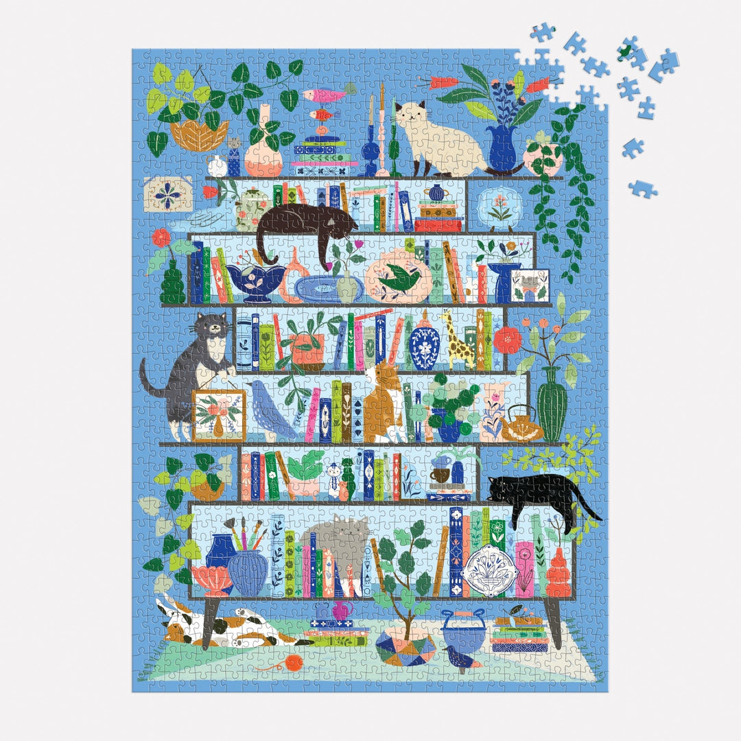 Purrfect Nook 1000 Piece Puzzle Jigsaw Puzzle Flora Waycott 