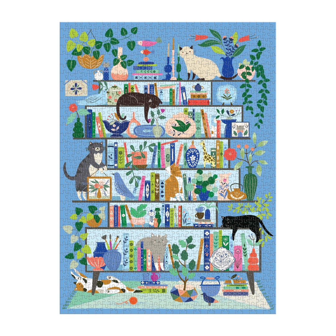 Purrfect Nook 1000 Piece Puzzle Jigsaw Puzzle Flora Waycott 