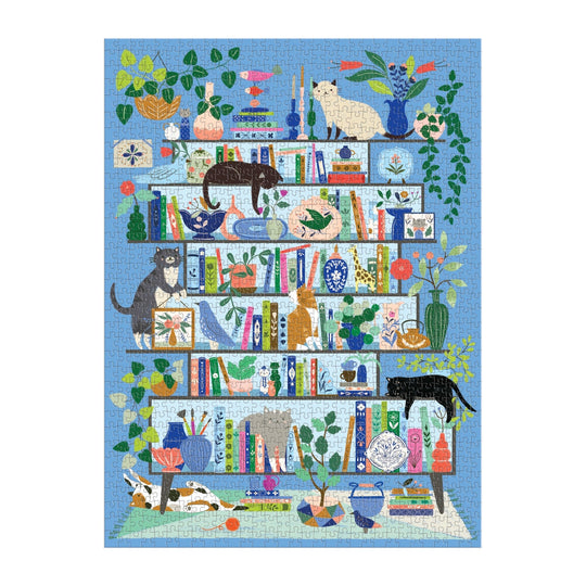 Purrfect Nook 1000 Piece Puzzle Jigsaw Puzzle Flora Waycott 