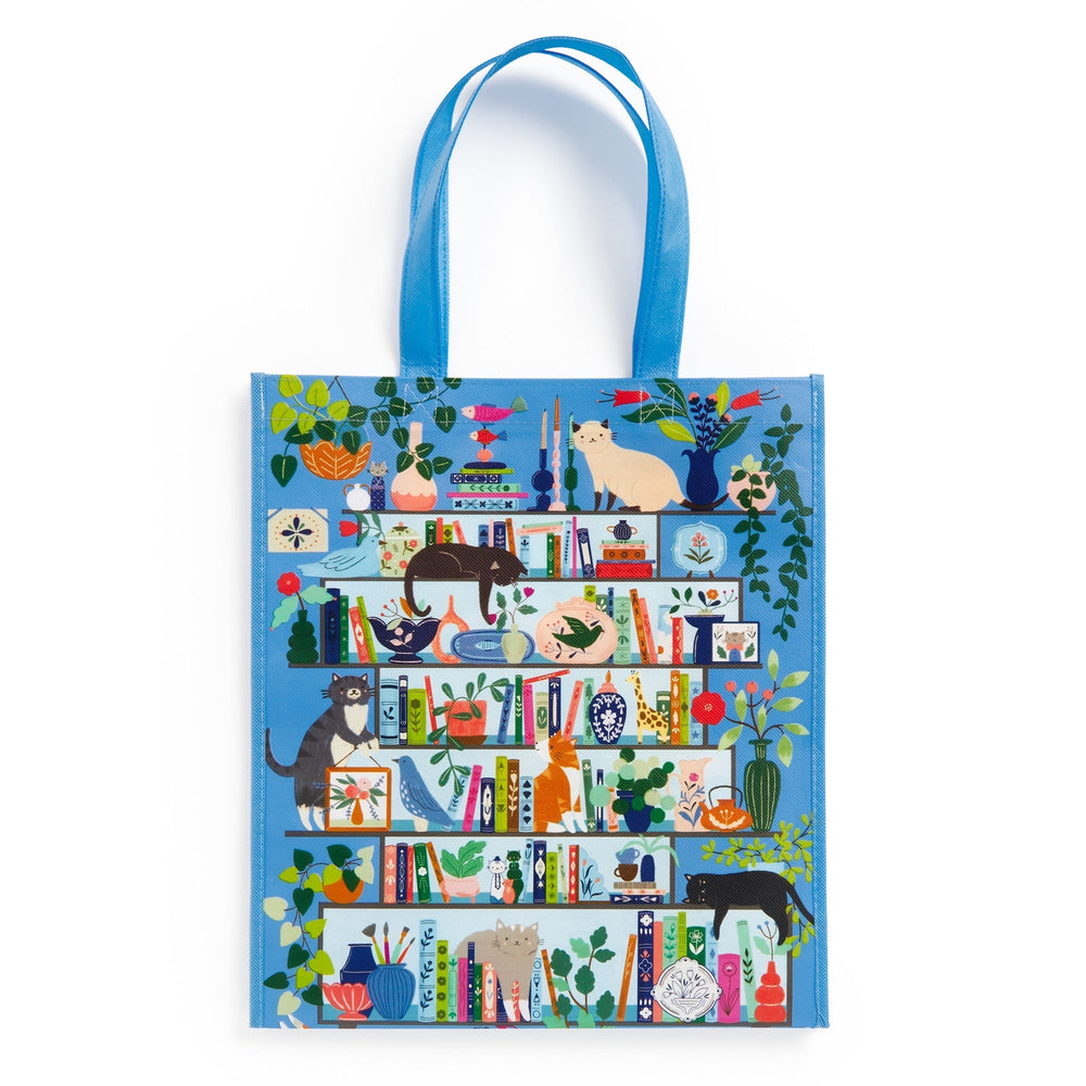 Purrfect Nook Reusable Shopping Bag Tote Bag Flora Waycott 