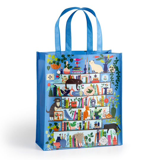 Purrfect Nook Reusable Shopping Bag Tote Bag Flora Waycott 