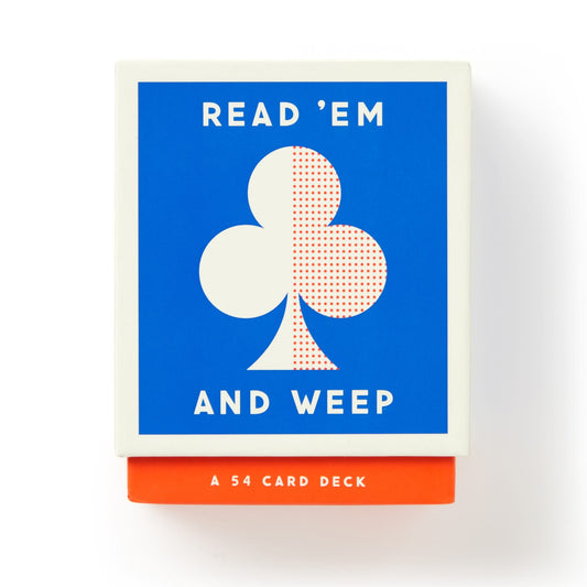 Read 'Em and Weep Playing Card Set - Brass Monkey - 9780735381148