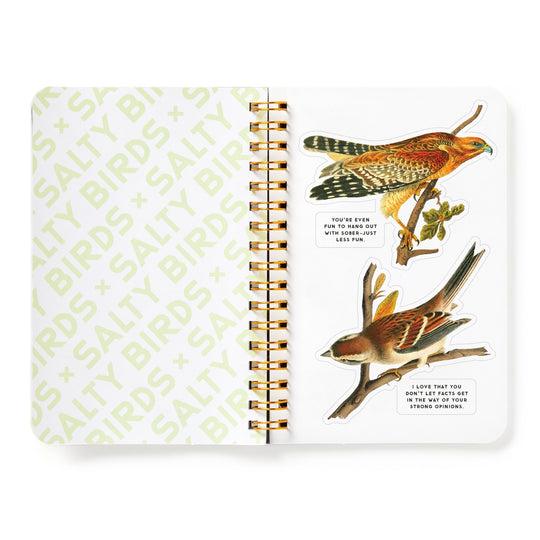 Salty Birds Sticker Book Stickers Brass Monkey Goods 