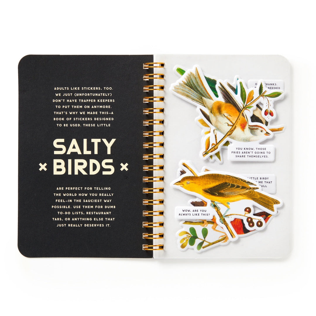 Salty Birds Sticker Book Stickers Brass Monkey Goods 