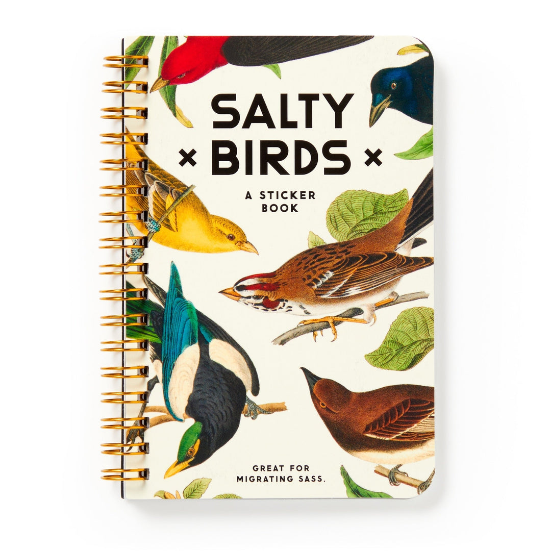 Salty Birds Sticker Book Stickers Brass Monkey Goods 