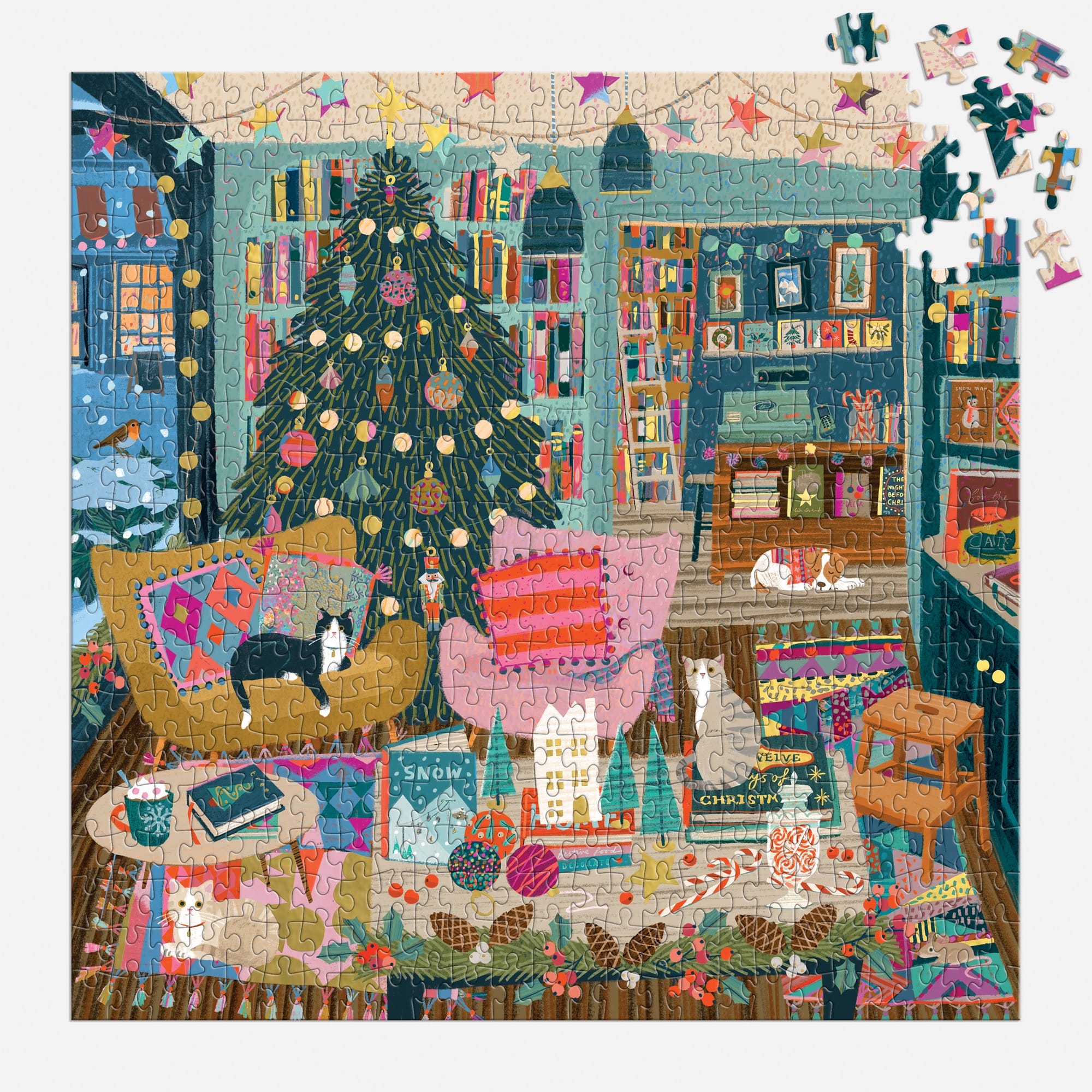 Season's Readings 500-Piece Foil Puzzle | Galison