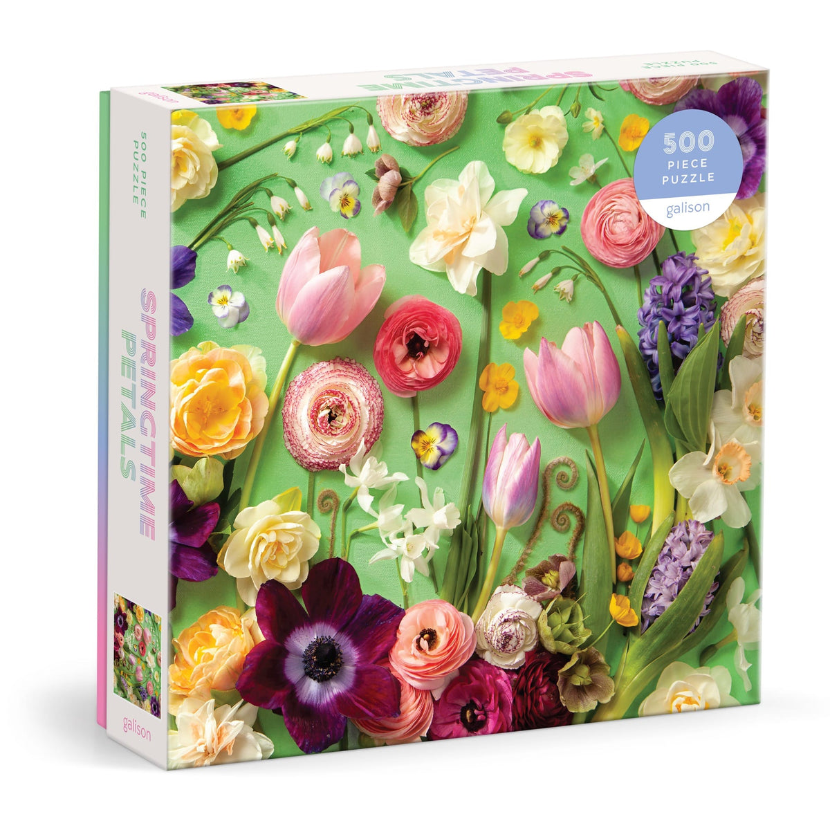 Springtime Petals 500 Piece Puzzle – Galison