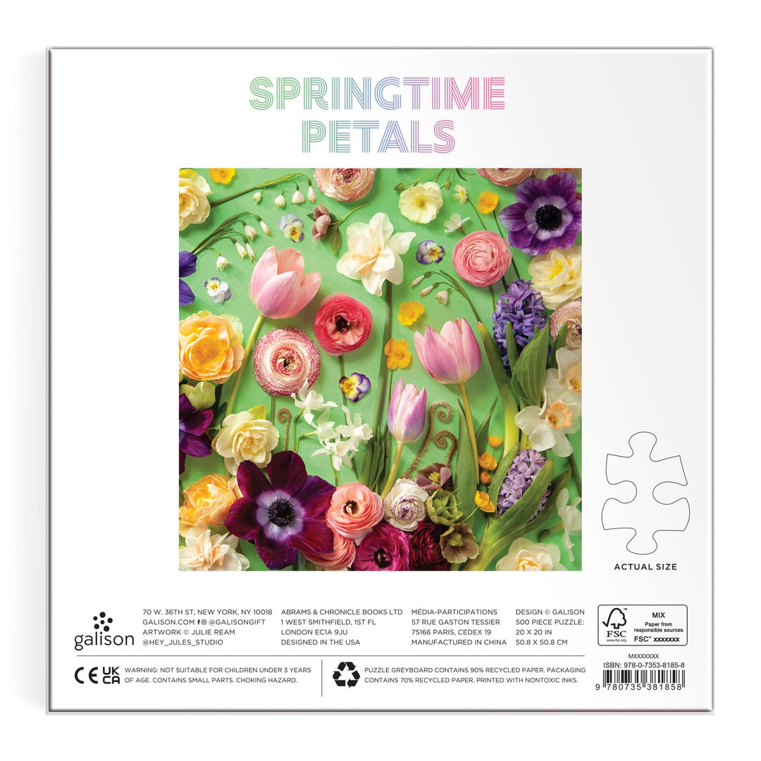 Springtime Petals 500 Piece Puzzle 500 Piece Puzzles Julie Seabrook Ream 