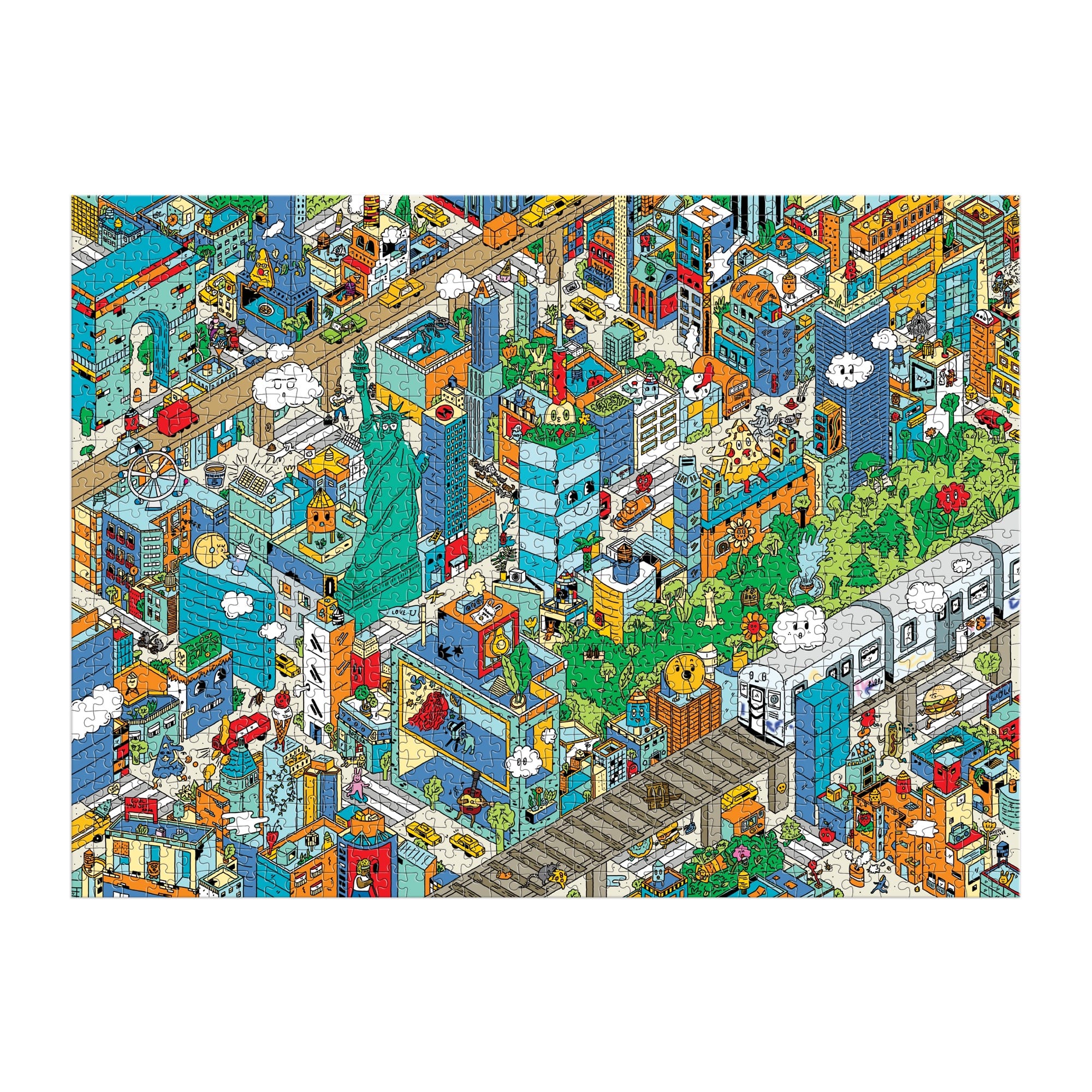 Uncovering New York City Search and Find 1000 Piece Puzzle