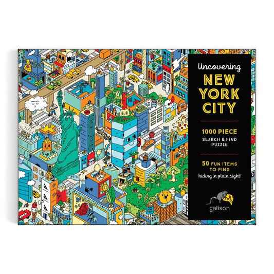 Uncovering New York City Search and Find 1000 Piece Puzzle 1000 Piece Puzzles Hyesu Lee 