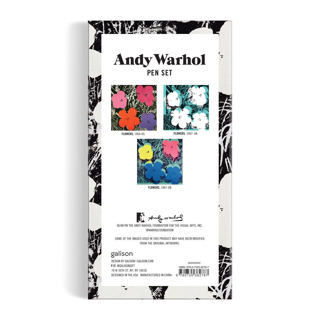Warhol Flowers Everyday Pen Set Pencils & Pens Andy Warhol 