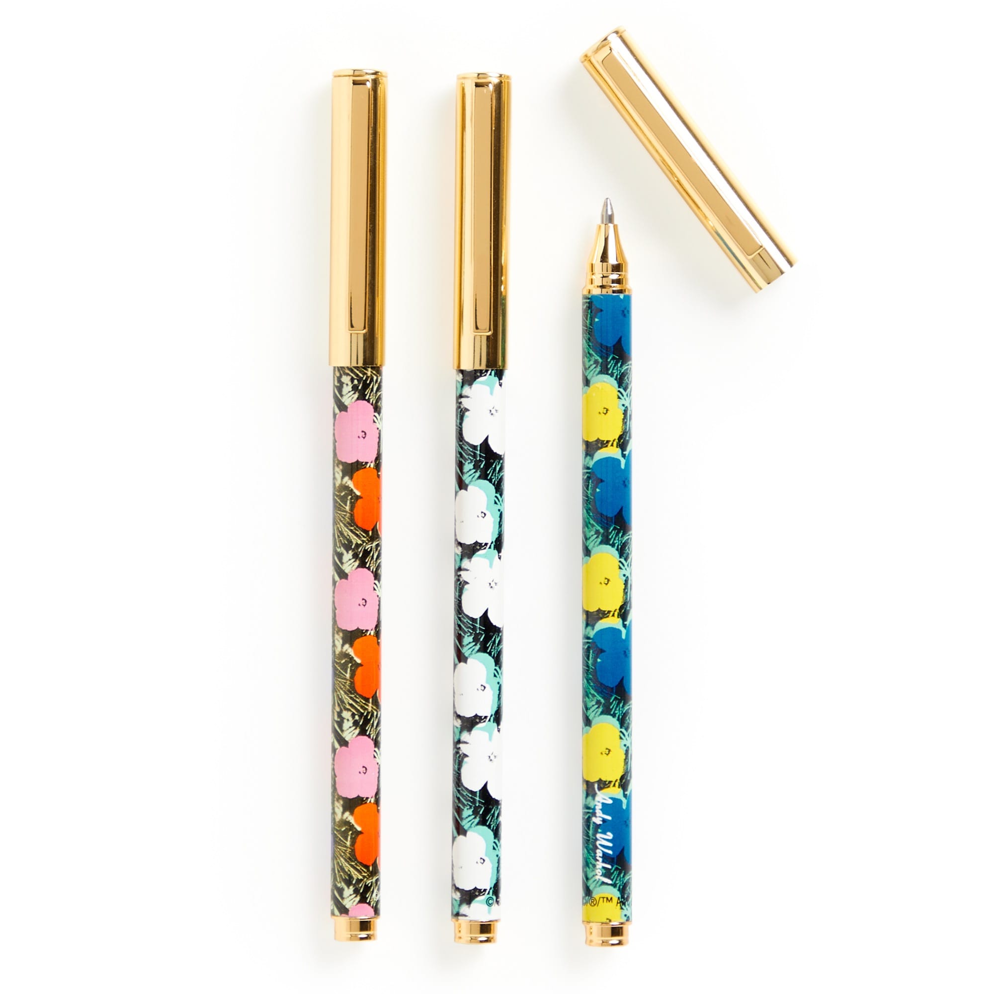 Warhol Flowers Everyday Pen Set | Galison