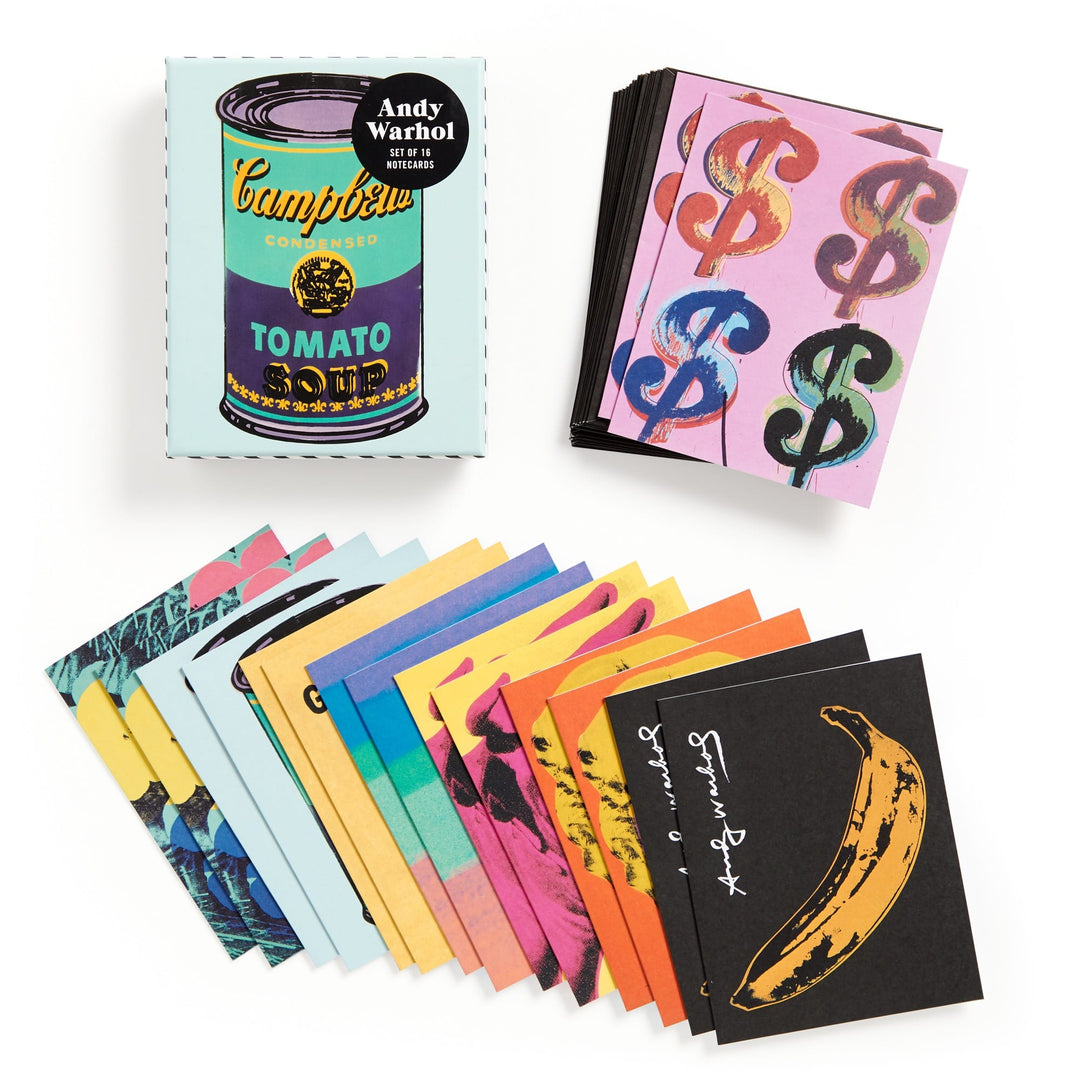 Warhol Pop Art Notecard Set Notecards Andy Warhol 