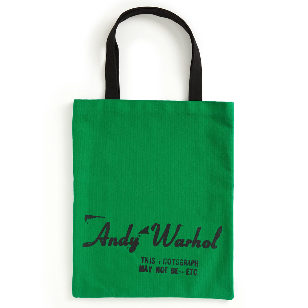 Warhol Soup Can Canvas Tote Bag - Green Tote Bags Andy Warhol Foundation For The Visual Arts 