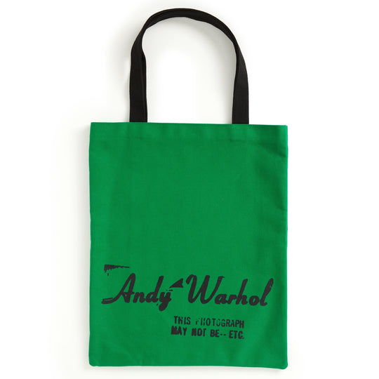 Warhol Soup Can Canvas Tote Bag - Green Tote Bags Andy Warhol Foundation For The Visual Arts 