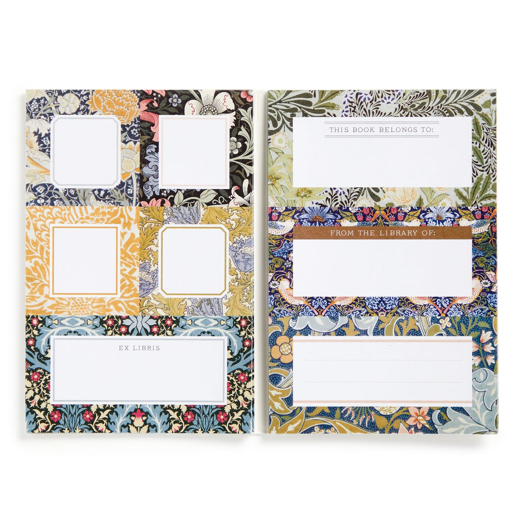 William Labes William Morris Book of Labels | Floral Labels | Galison