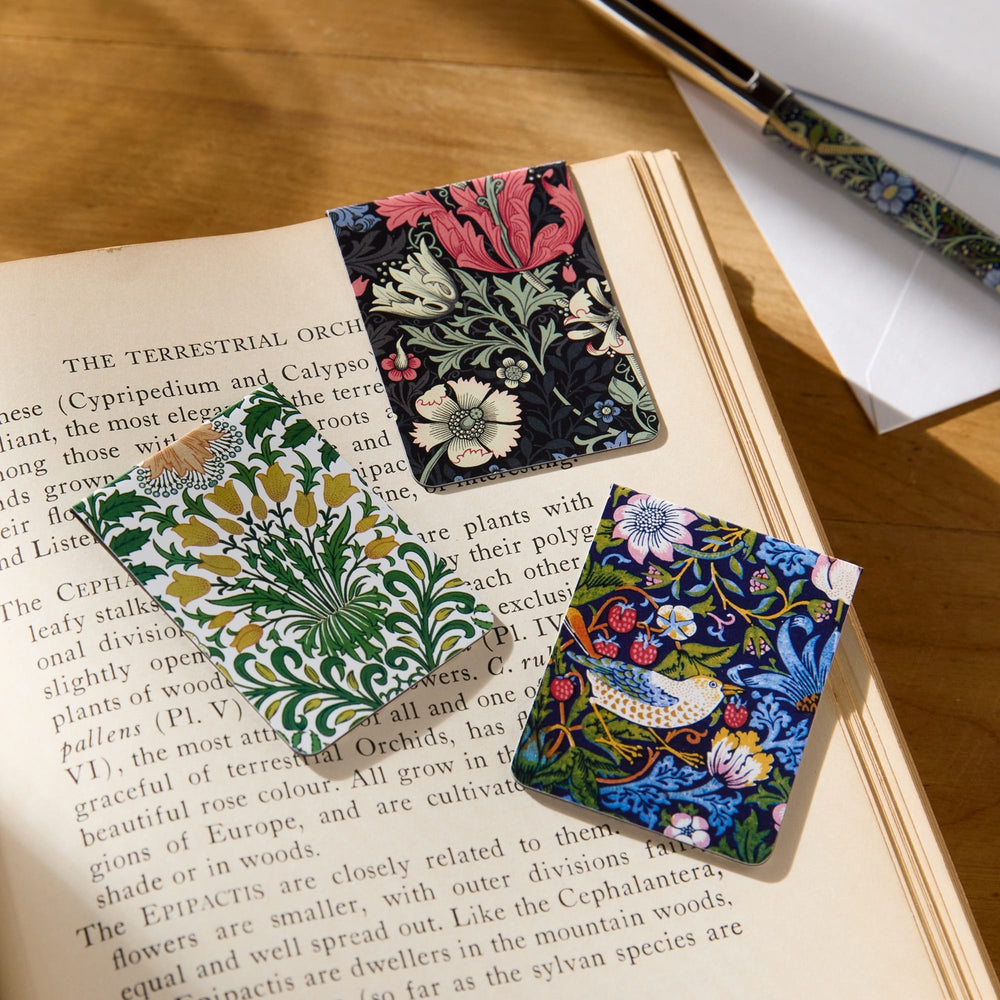 William Morris Magnetic Bookmark Set Bookmark William Morris 