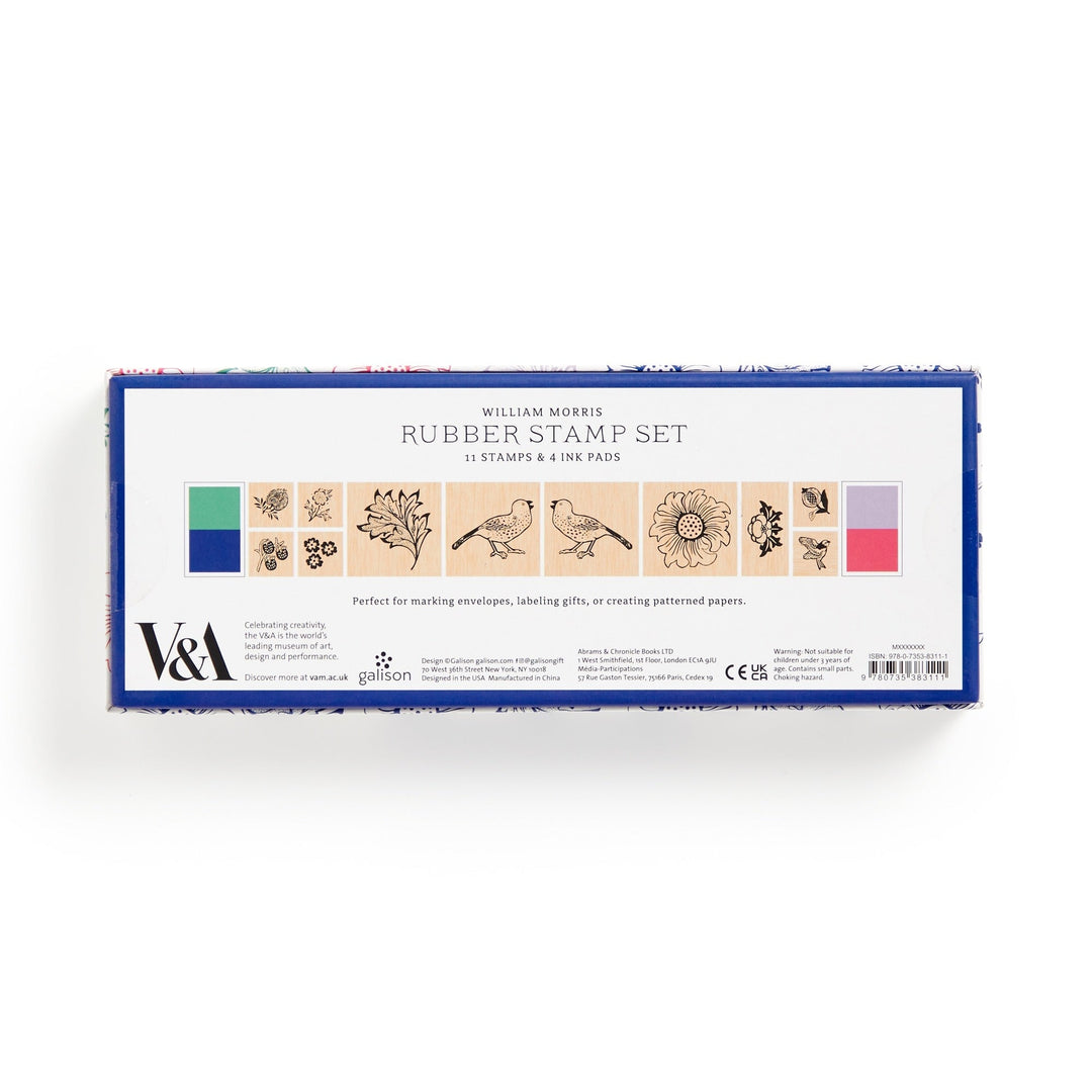 William Morris Rubber Stamp Set Stamp Set William Morris 