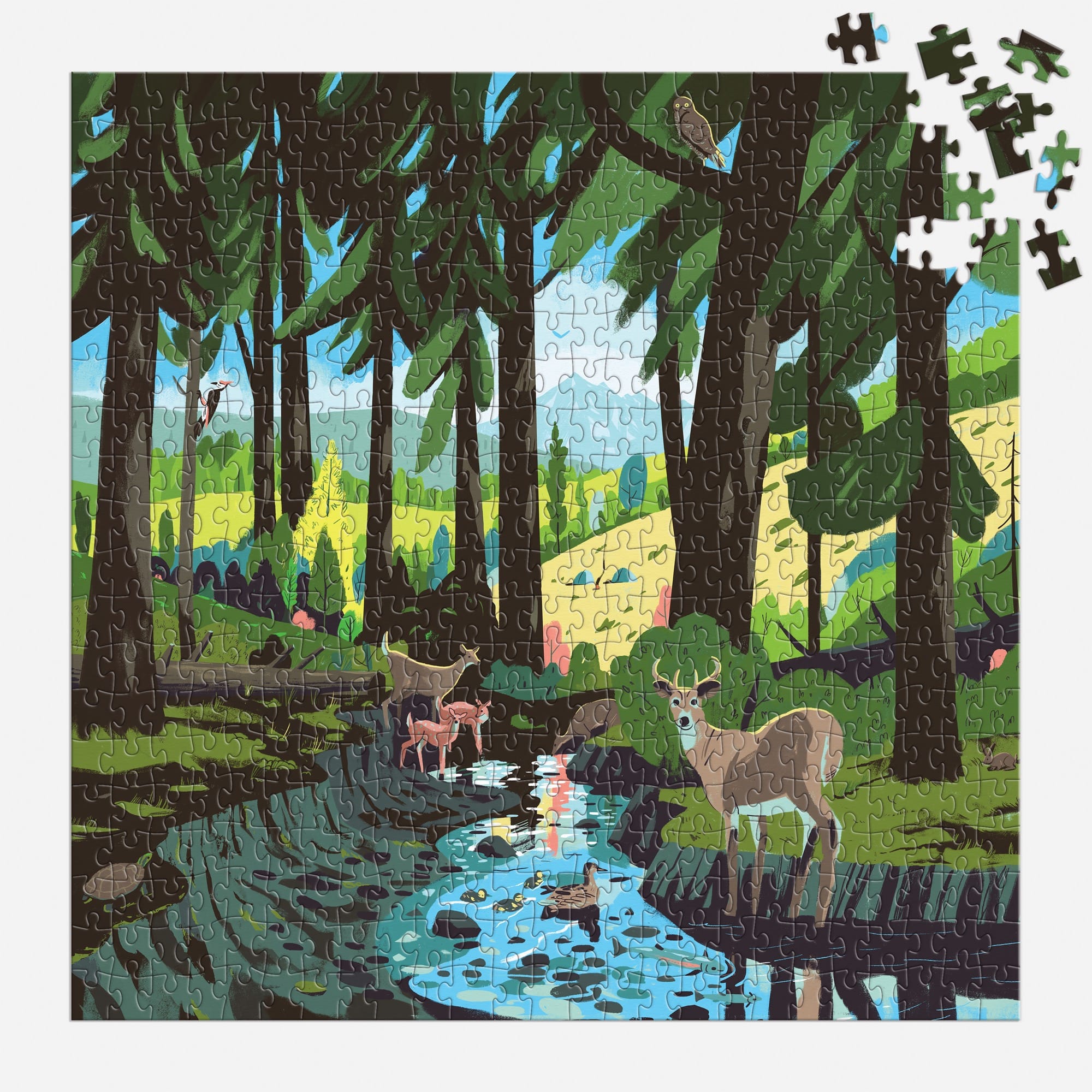 Woodland Pass 500 Piece Puzzle | Galison