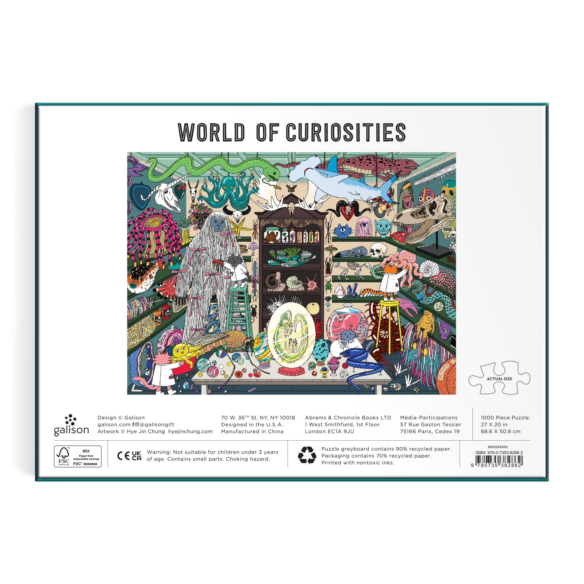 World of Curiosities 1000 Piece Puzzle – Galison
