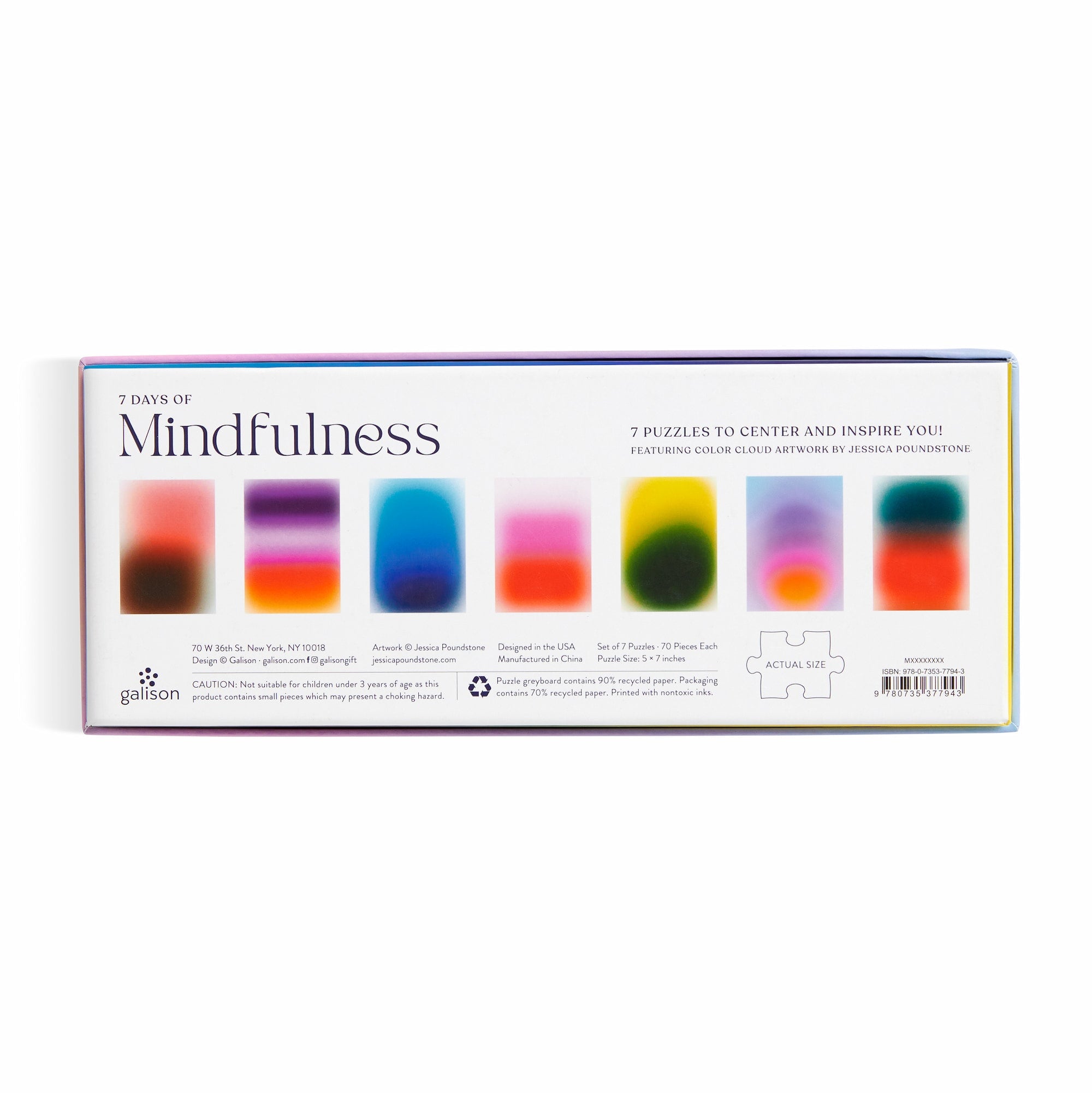 7 Days of Mindfulness Puzzle Set | Galison