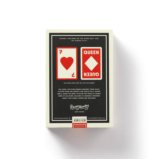 A Big Deal Giant Playing Cards Galison 