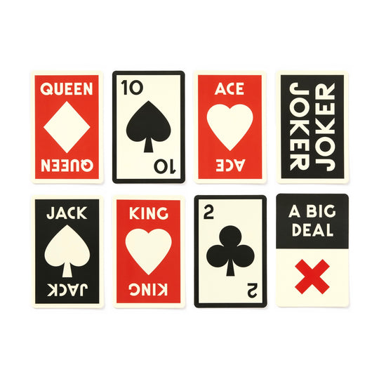 A Big Deal Giant Playing Cards Galison 