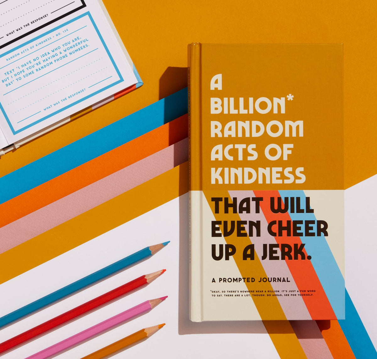 A Billion Random Acts of Kindness Prompted Journal Brass Monkey 