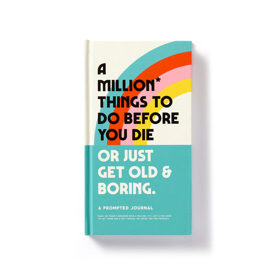 A Million Things to Do Before You Die Prompted Journal Brass Monkey 