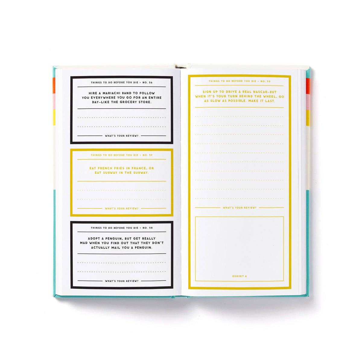 A Million Things to Do Before You Die Prompted Journal Brass Monkey 