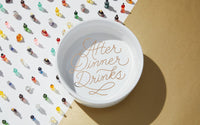 After Dinner Drinks Water Bowl Brass Monkey 