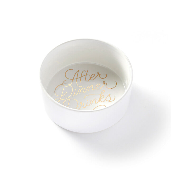 After Dinner Drinks Water Bowl Brass Monkey 