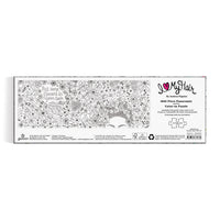 Andrea Pippins Flowers In Your Hair Color-In 1000 Piece Panoramic Puzzle Puzzles Andrea Pippins 