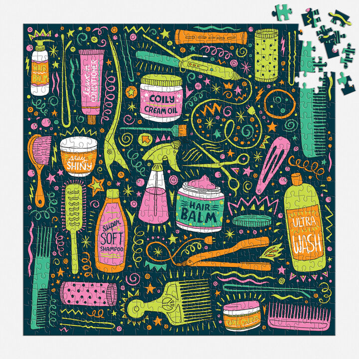 Andrea Pippins I Love My Hair Tools 500 Piece Puzzle Puzzles Andrea Pippins 