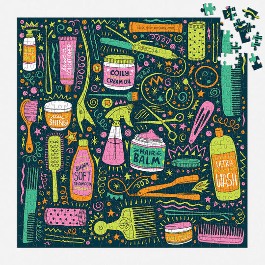 Andrea Pippins I Love My Hair Tools 500 Piece Puzzle Puzzles Andrea Pippins 