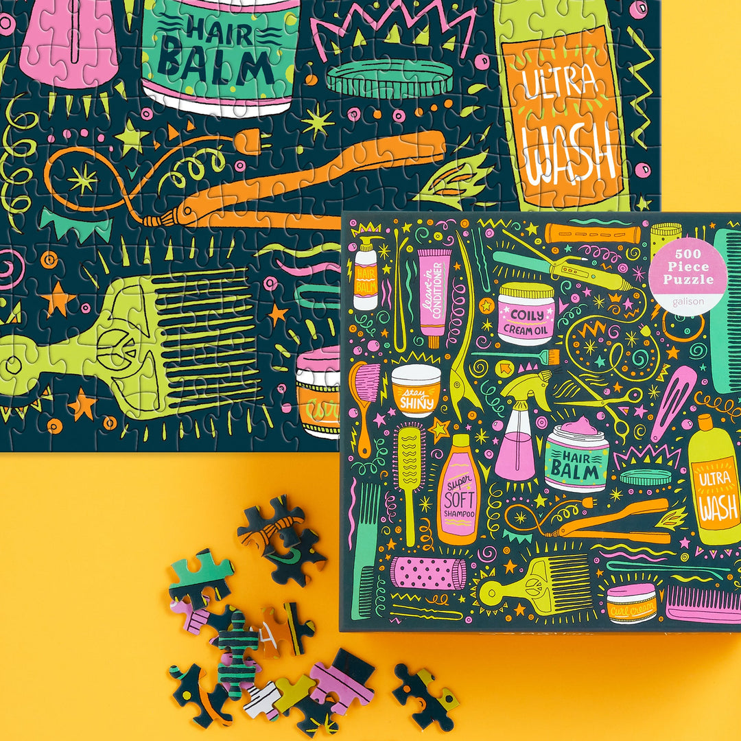 Andrea Pippins I Love My Hair Tools 500 Piece Puzzle Puzzles Andrea Pippins 