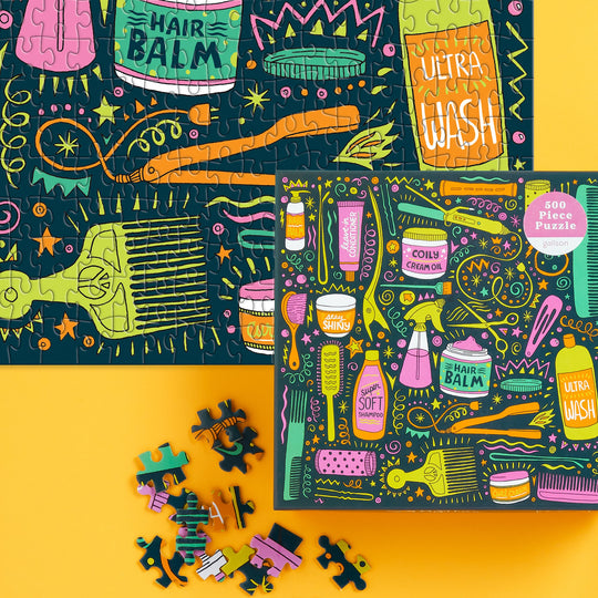 Andrea Pippins I Love My Hair Tools 500 Piece Puzzle Puzzles Andrea Pippins 