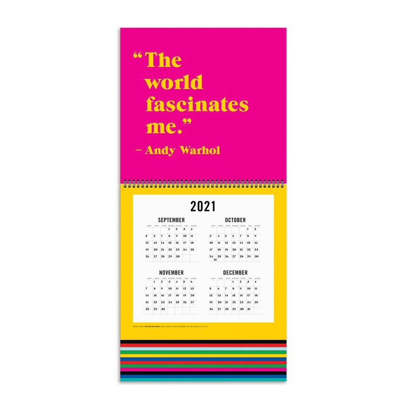 Andy Warhol 2022 Tiered Wall Calendar Calendars Andy Warhol Collection 