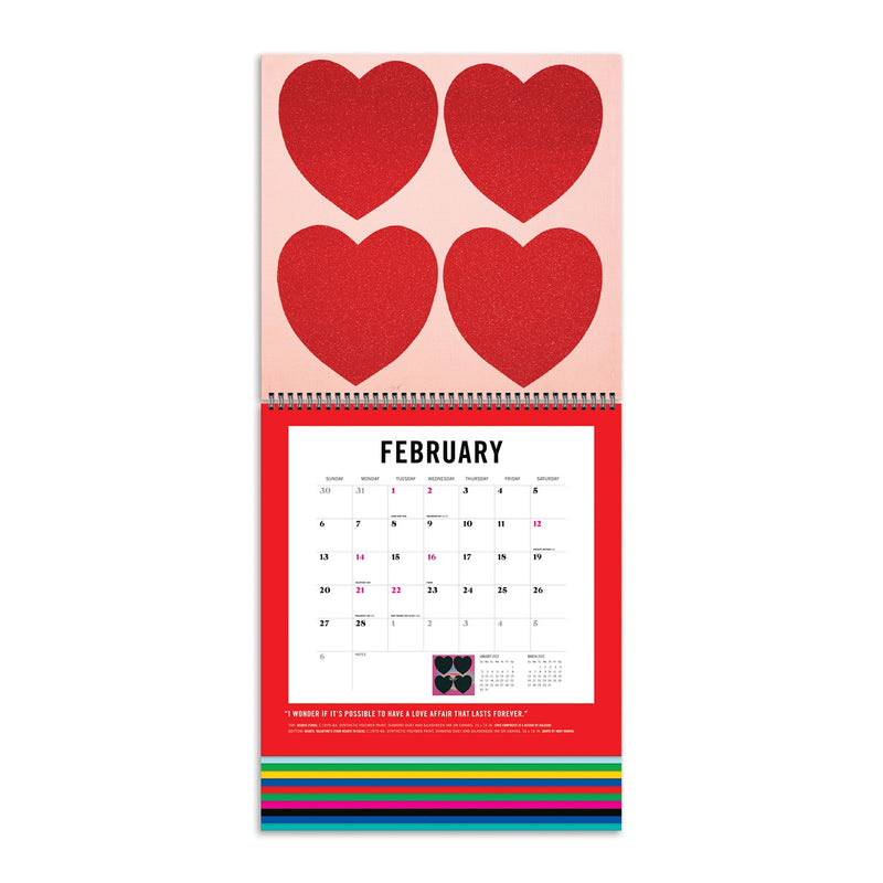 Andy Warhol 2022 Tiered Wall Calendar Calendars Andy Warhol Collection 