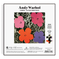 Andy Warhol Flowers 144 Piece Wood Puzzle Galison 