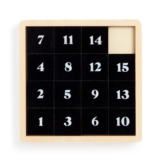 Andy Warhol Flowers 2-in-1 Sliding Wood Puzzle Andy Warhol 