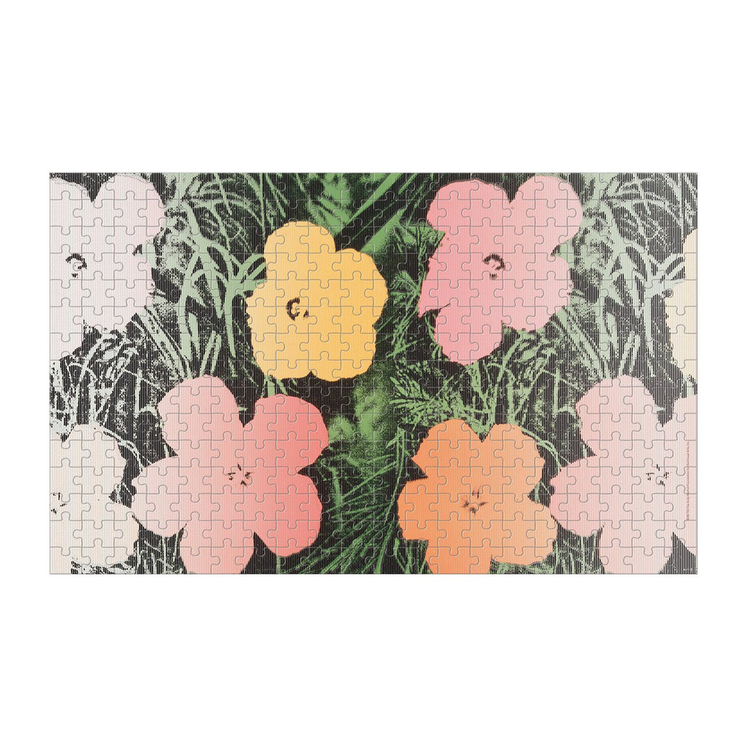 Andy Warhol Flowers 300 Piece Lenticular Puzzle 300 Piece Lenticular Puzzles Andy Warhol Collection 