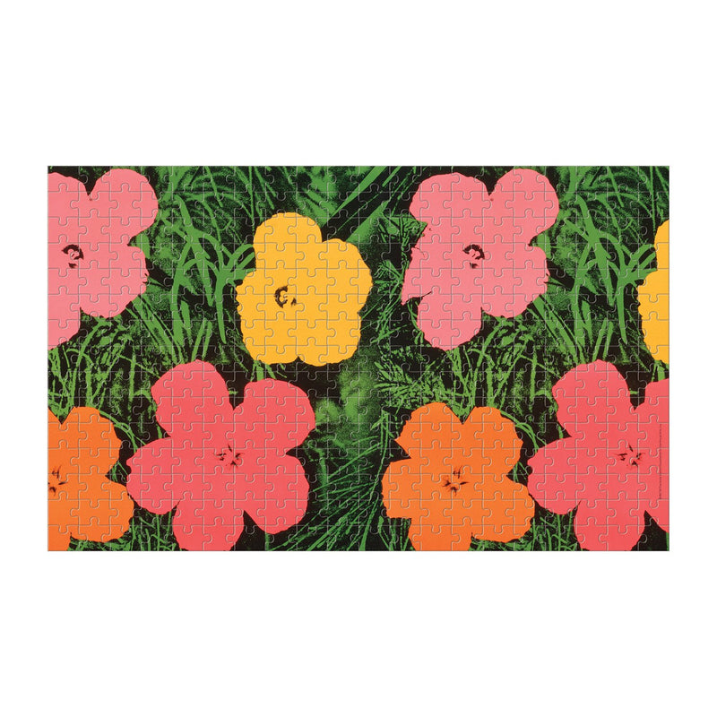 Andy Warhol Flowers 300 Piece Lenticular Puzzle 300 Piece Lenticular Puzzles Andy Warhol Collection 