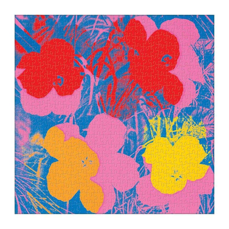 Andy Warhol Flowers 500 Piece Puzzle 500 Piece Puzzles Galison 